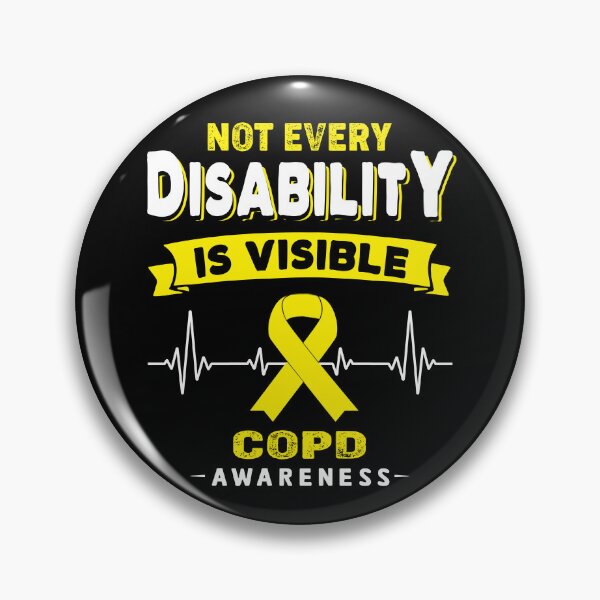 Item preview, COPD Awareness - Not Every Disability Is Visible designed and sold by RidnerStore.