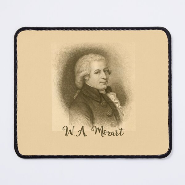 Item preview, Mozart Vintage Portrait of Musician Wolfgang Amadeus Mozart designed and sold by IceCreamMuseum.
