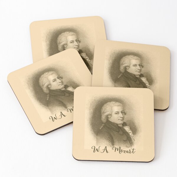 Item preview, Mozart Vintage Portrait of Musician Wolfgang Amadeus Mozart designed and sold by IceCreamMuseum.