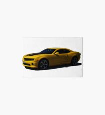 Chevy Camaro - Transformers Bumblebee Art Board Print