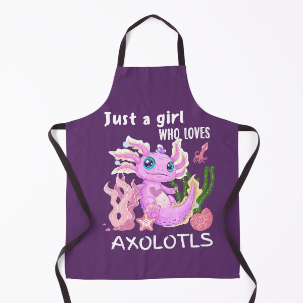 Item preview, Just Girl Who Loves Axolotls designed and sold by BronikowskiART.