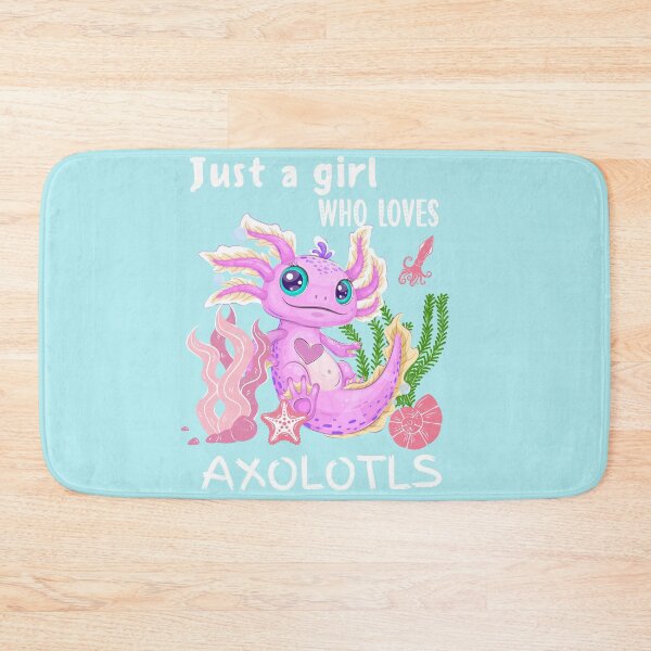 Item preview, Just Girl Who Loves Axolotls designed and sold by BronikowskiART.