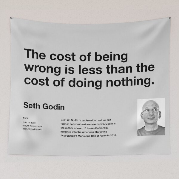 Item preview, Inspire Seth Godin Quote designed and sold by kylewords00.