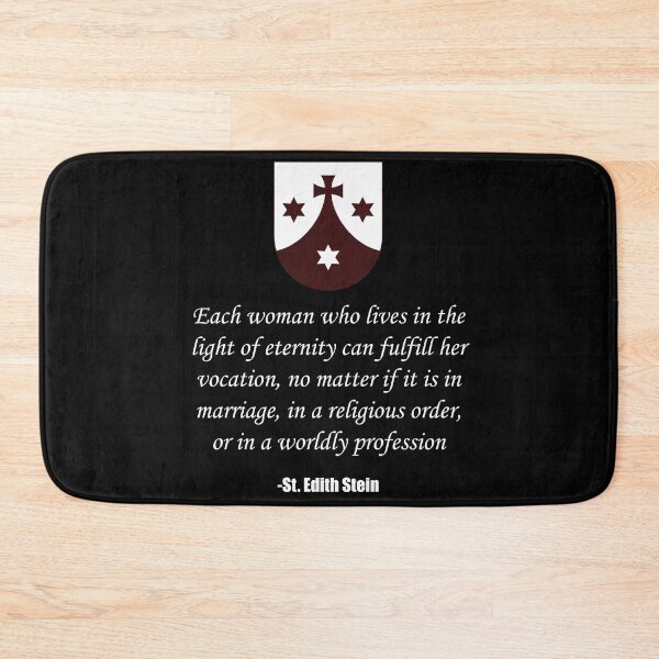 Item preview, St. Edith Stein Women's Quote designed and sold by ThirdFall.