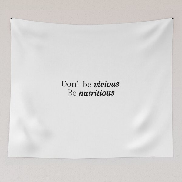 Item preview, Don't be vicious, Be nutritious designed and sold by PieceofLulu.