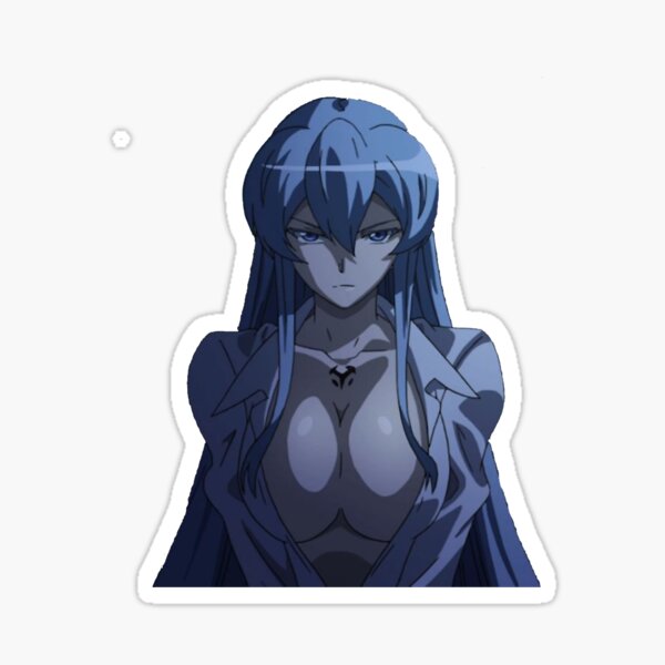  Alexiss Akame Ga Kill Esdeath Girl Cute Sticker for