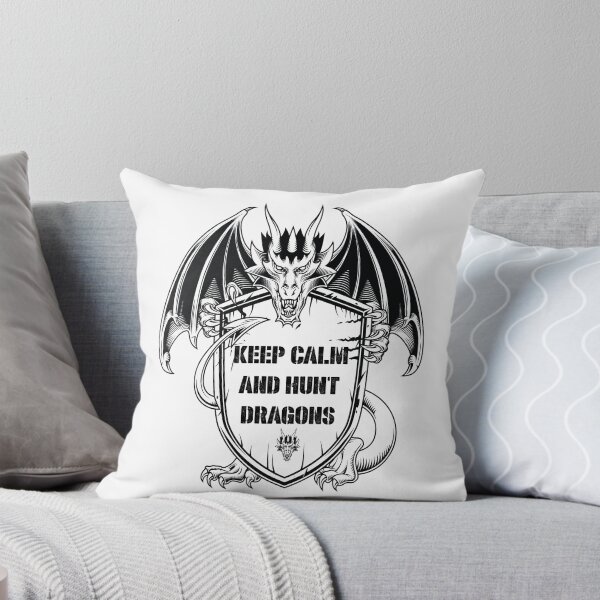 Item preview, keep calm and hunt dragons designed and sold by lefdaouired.