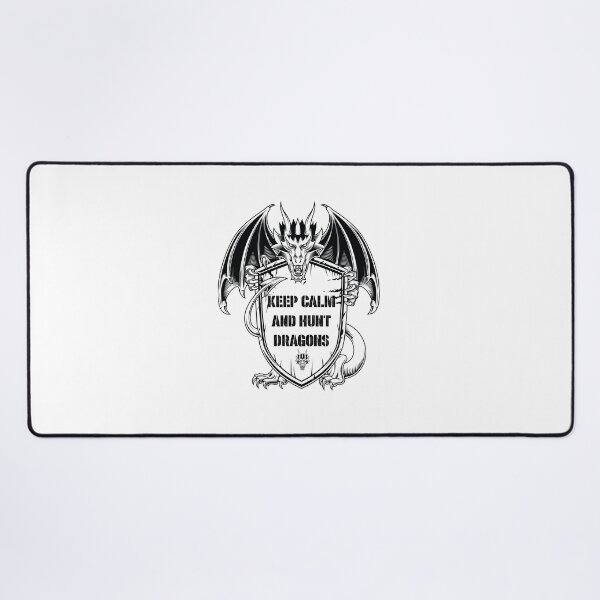 Item preview, keep calm and hunt dragons designed and sold by lefdaouired.