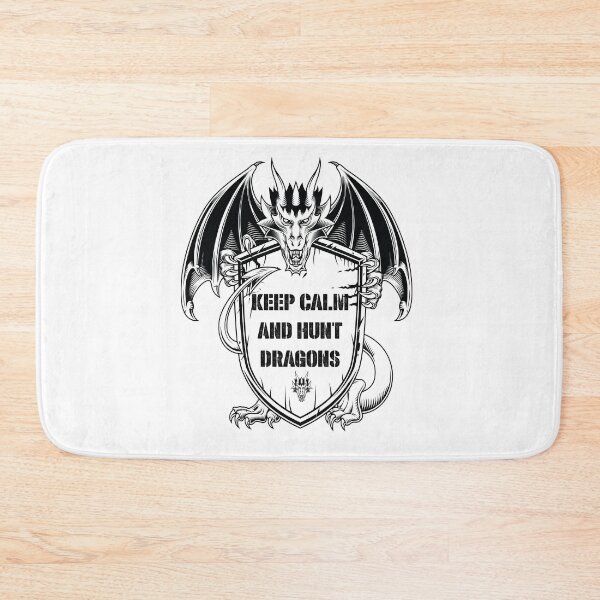 Item preview, keep calm and hunt dragons designed and sold by lefdaouired.