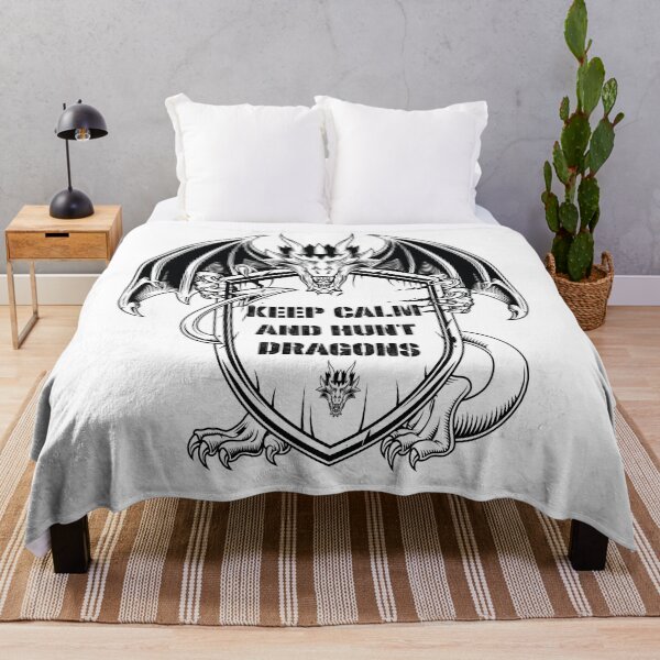 Item preview, keep calm and hunt dragons designed and sold by lefdaouired.