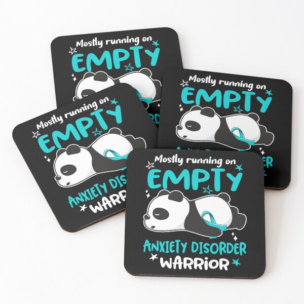 Item preview, Anxiety Disorder Awareness - Mostly Running On Empty Anxiety Disorder Warrior designed and sold by Hilten.