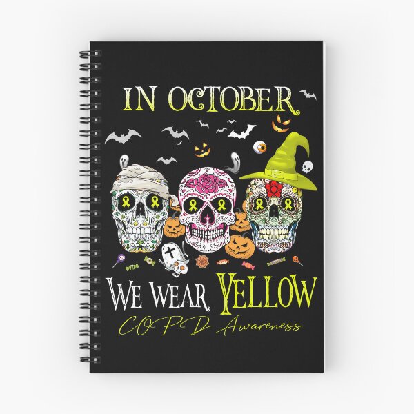 Item preview, In October We Wear Yellow COPD Awareness designed and sold by Sabfit.