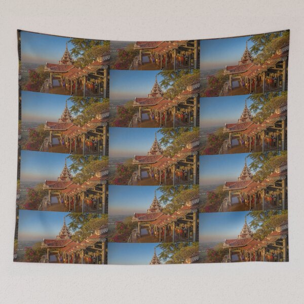 Item preview, Myanmar. Mandalay. View from Mandalay Hill. Sunset. designed and sold by vadim19.