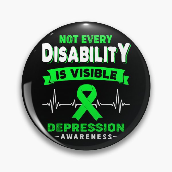 Item preview, Depression Awareness - Not Every Disability Is Visible designed and sold by RidnerStore.