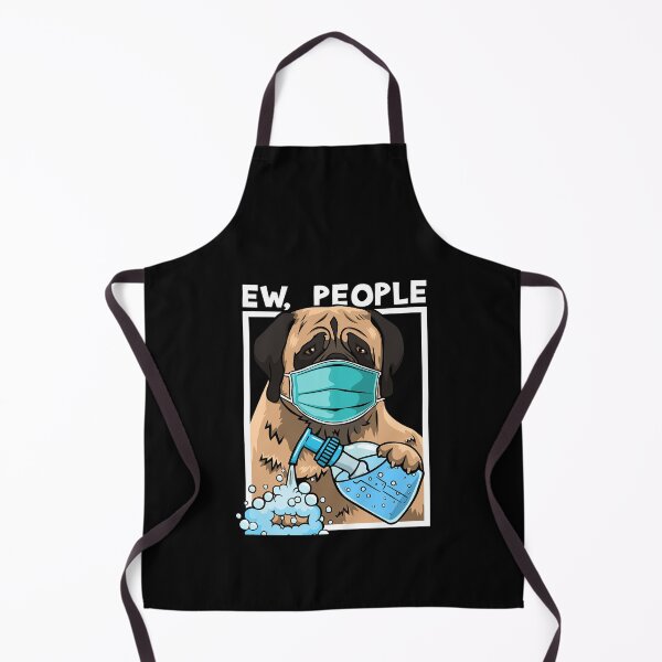 Item preview, English Mastiff Wearing Facemask Hand Sanitizer Ew People designed and sold by maximjki.