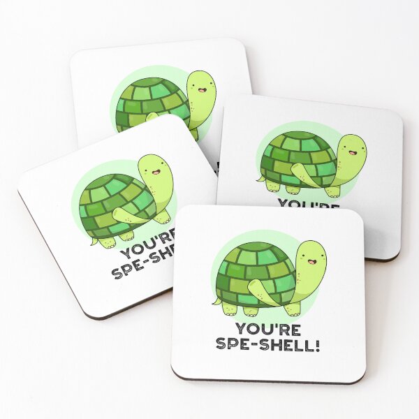 Item preview, You're Spe-shell Funny Tortoise Puns  designed and sold by punnybone.