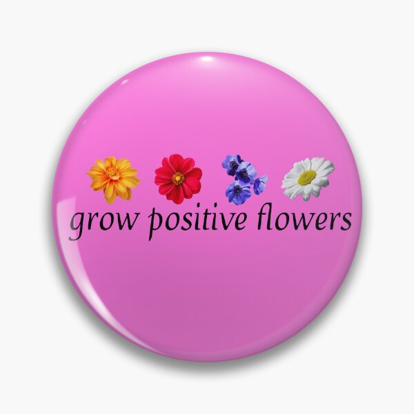 Item preview,  grow positive flowers - GROW POSITIVE THOUGHT designed and sold by Farid1Shop.