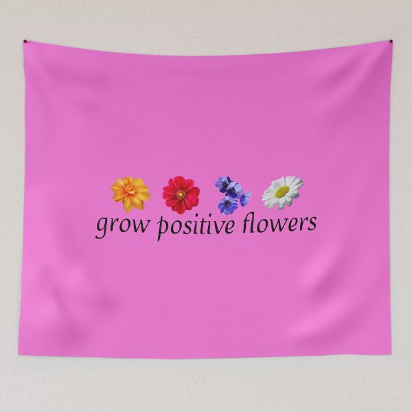 Item preview,  grow positive flowers - GROW POSITIVE THOUGHT designed and sold by Farid1Shop.