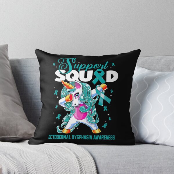 Item preview, Cute Unicorn Support Squad Ectodermal Dysphasia Awareness Men Women Kid designed and sold by tenjun16.