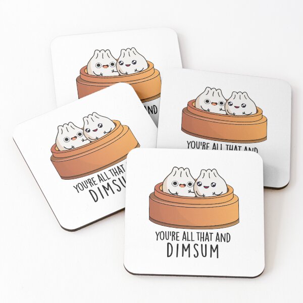 Item preview, You're All That And Dimsum Funny Food Puns  designed and sold by punnybone.
