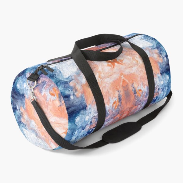 Item preview, Blue, Orange, and White Painting designed and sold by Creative-Voyage.