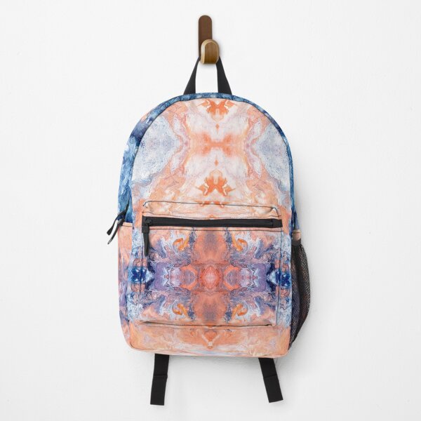 Item preview, Blue, Orange, and White Painting designed and sold by Creative-Voyage.