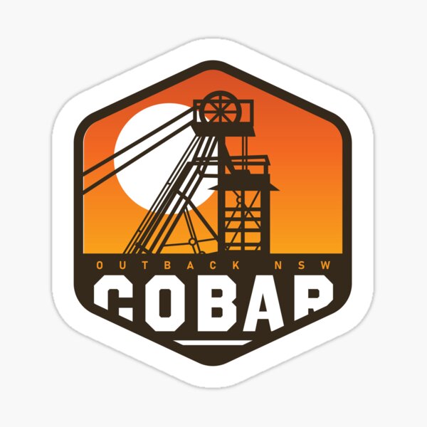 Cobar Badge Sticker