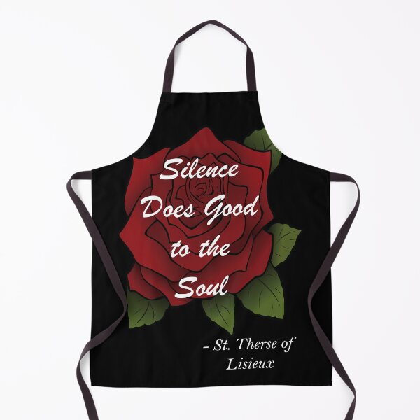 Item preview, Silence Does Good to the Soul Saint Therse of Lisieux designed and sold by ThirdFall.