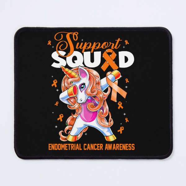 Item preview, Cute Unicorn Support Squad Endometrial Cancer Awareness Men Women Kid designed and sold by tenjun16.