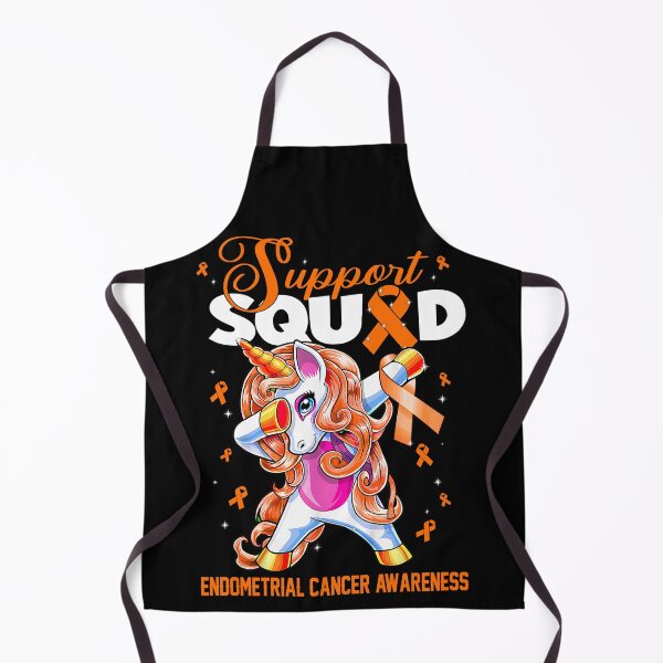 Item preview, Cute Unicorn Support Squad Endometrial Cancer Awareness Men Women Kid designed and sold by tenjun16.