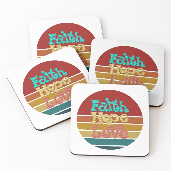 Item preview, Faith Hope Love - Happy Easter - Jesus Christ is Good- retro sunrise  designed and sold by Lumia Creations.