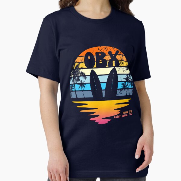 OBX Pogue Life Outer Banks Retro Sunset Surfing Pogue Life Gear Essential T-Shirt