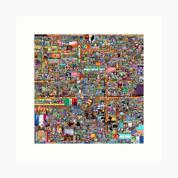 Item preview, r/Place 2022 - 6000x6000 designed and sold by BeerBro-Designs.