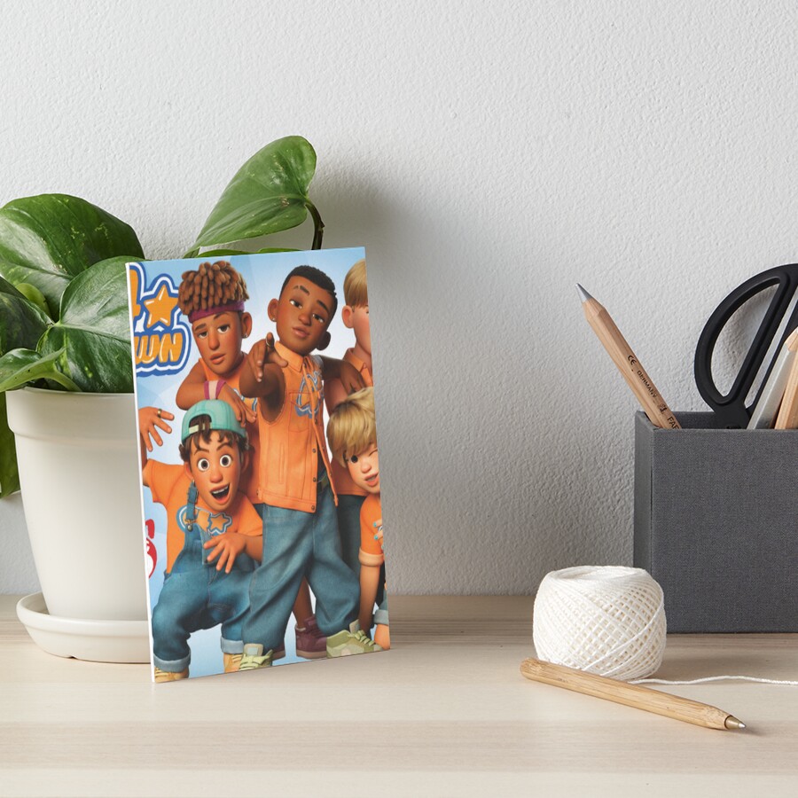 "4 Towns of Turning Red" Art Board Print by hetvick Redbubble