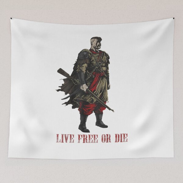 Item preview, live free or die cossack warrior designed and sold by SmithsKiu.