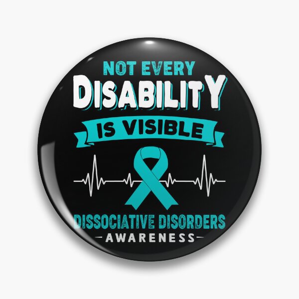 Item preview, Dissociative Disorders Awareness - Not Every Disability Is Visible designed and sold by RidnerStore.