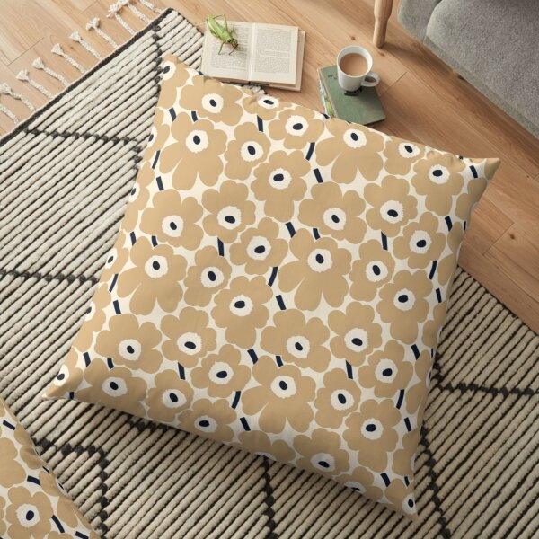 Unikko Flowers Fabric Floor Pillow
