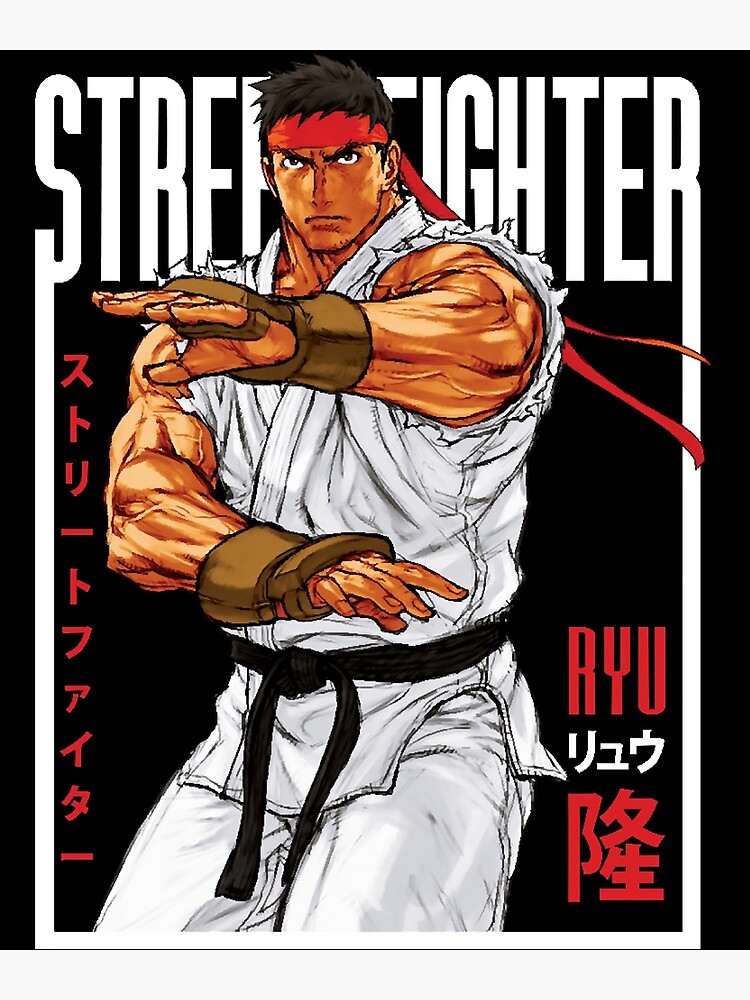 street fighter ryu fan art by me  Greeting Card for Sale by KIRART