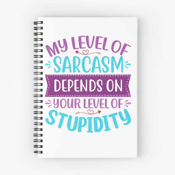Item preview, Sarcasm vs Stupidity  designed and sold by TimesTwoAngela.