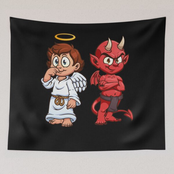 Item preview, Angel and devil Classic designed and sold by JenniferKeel.