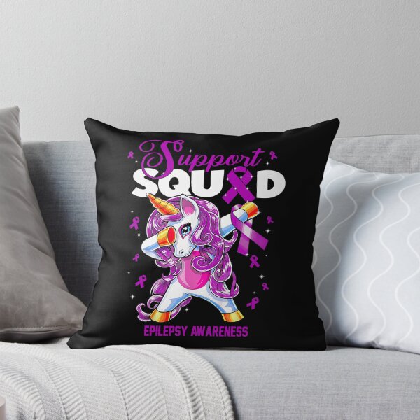 Item preview, Cute Unicorn Support Squad Epilepsy Awareness Men Women Kid designed and sold by tenjun16.