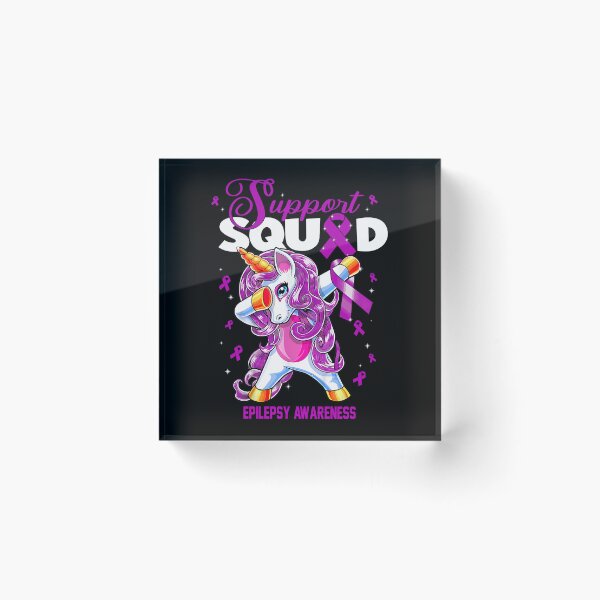 Item preview, Cute Unicorn Support Squad Epilepsy Awareness Men Women Kid designed and sold by tenjun16.