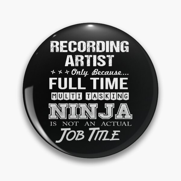 Item preview, Recording Artist T Shirt - Multitasking Ninja Job Gift Item Tee designed and sold by averiarnol.