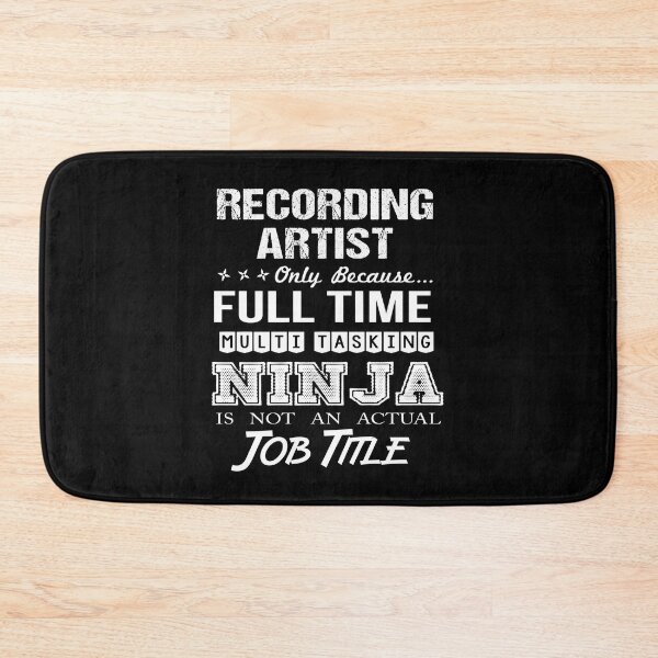 Item preview, Recording Artist T Shirt - Multitasking Ninja Job Gift Item Tee designed and sold by averiarnol.