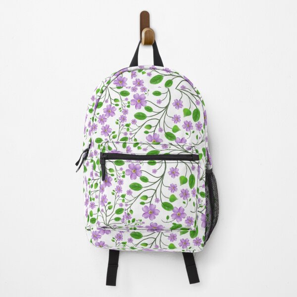 Item preview, Purple flowers pattern drawing designed and sold by BeccaKenDesigns.