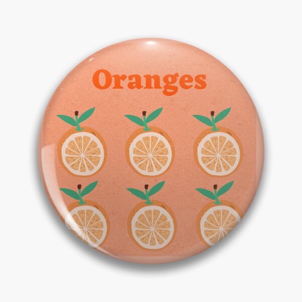 Item preview, Oranges Graphic Design On Light Orange Background designed and sold by debmund.