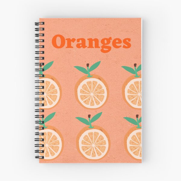 Item preview, Oranges Graphic Design On Light Orange Background designed and sold by debmund.