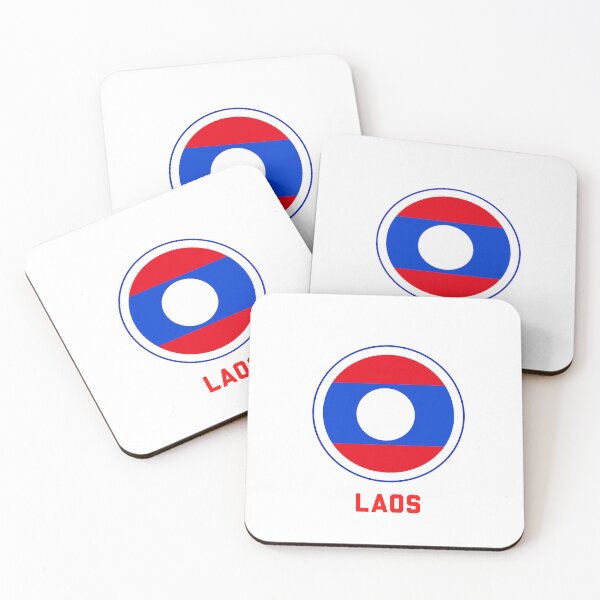 Item preview, Laos Flag designed and sold by YankSox.