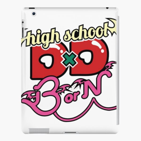 "kawaii logo of highschool D X D" iPad Case & Skin by Hassanchtitihi