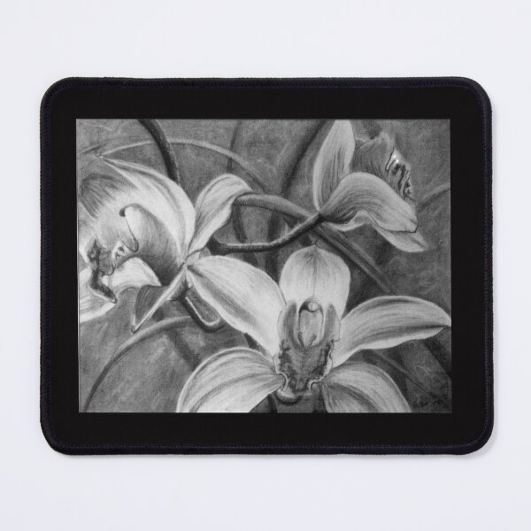 Item preview, Orchid 2 - Drawing  by Avril Thomas - Adelaide / South Australia Artist designed and sold by AvrilThomasart.